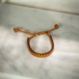 Haiti Design Co - Stitched Leather Bracelet