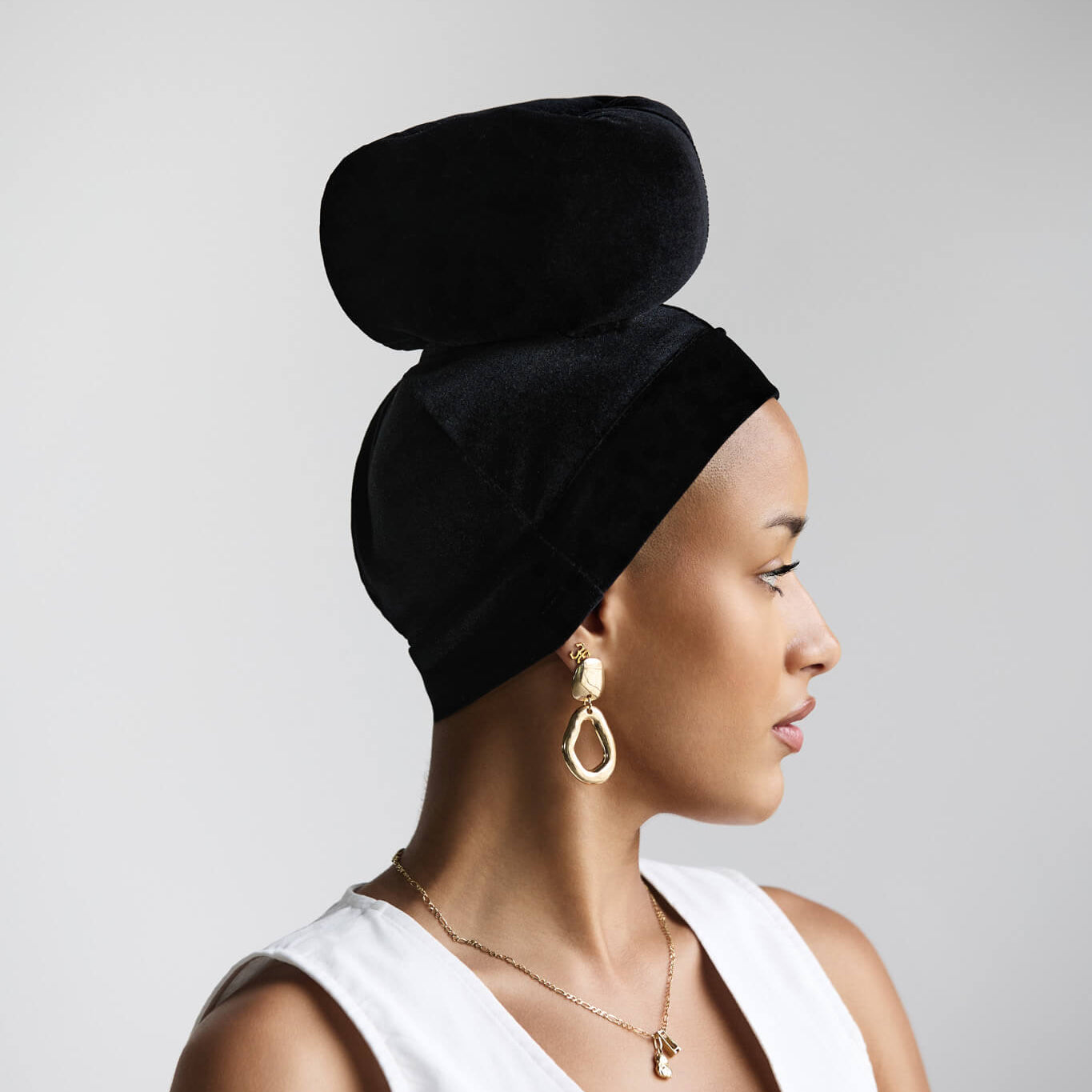 WRAP BASE™ Velvet Headwrap Volumizer & Shaper Caps