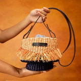 AAKS Baw Pot Natural Raffia Bag
