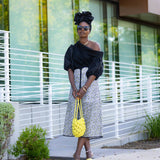 Black Magic Silk Headwrap