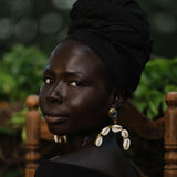 Black Magic Silk Headwrap