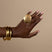 Chaka Abstract Hammered Gold-Plated Ring