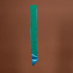 Faerie Turquoise-Green Silk Satin-lined Tie Headband