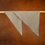 Fèy Forest Green Stripe Cotton Triangle Bandana
