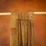 Ginger Oolong Mustard Yellow Paisley Print Rayon Headwrap