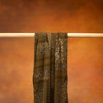 Olive Green Oolong Paisley Print Rayon Headwrap