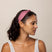 Goiaba Pink Stretch Knit Knotted Headband