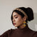 Latte Tan Satin Ruched Headband