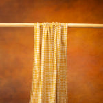 Mayi Moulen Butter Yellow Gingham Cotton Headwrap