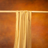 Mayi Moulen Butter Yellow Gingham Cotton Headwrap