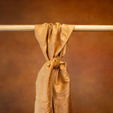 Pyrite Beige Silk Evening Headwrap