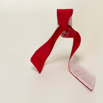 Tou Limen Red Satin Lined Tie Headband