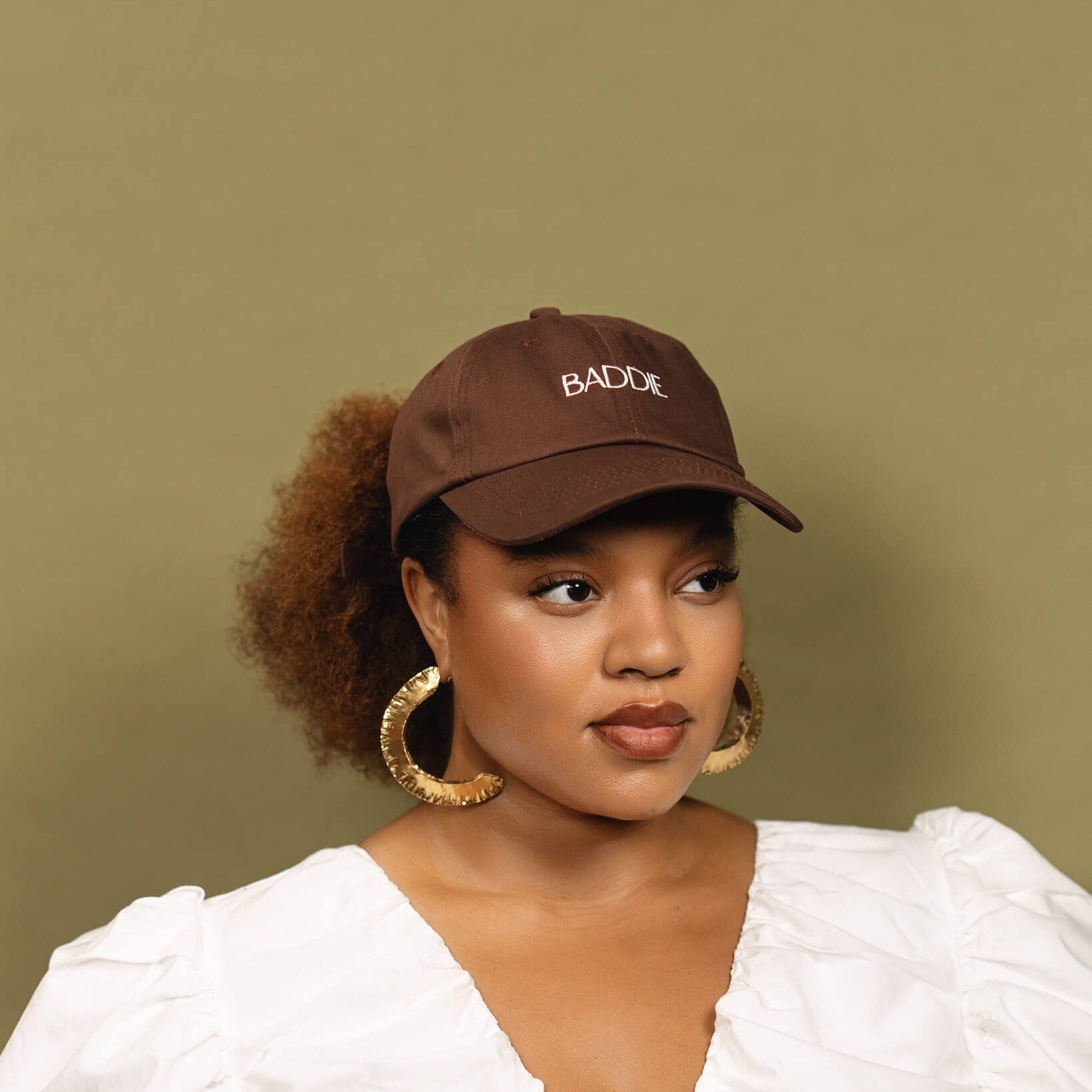 Beauty Disclaimer - Brown Baddie Hat