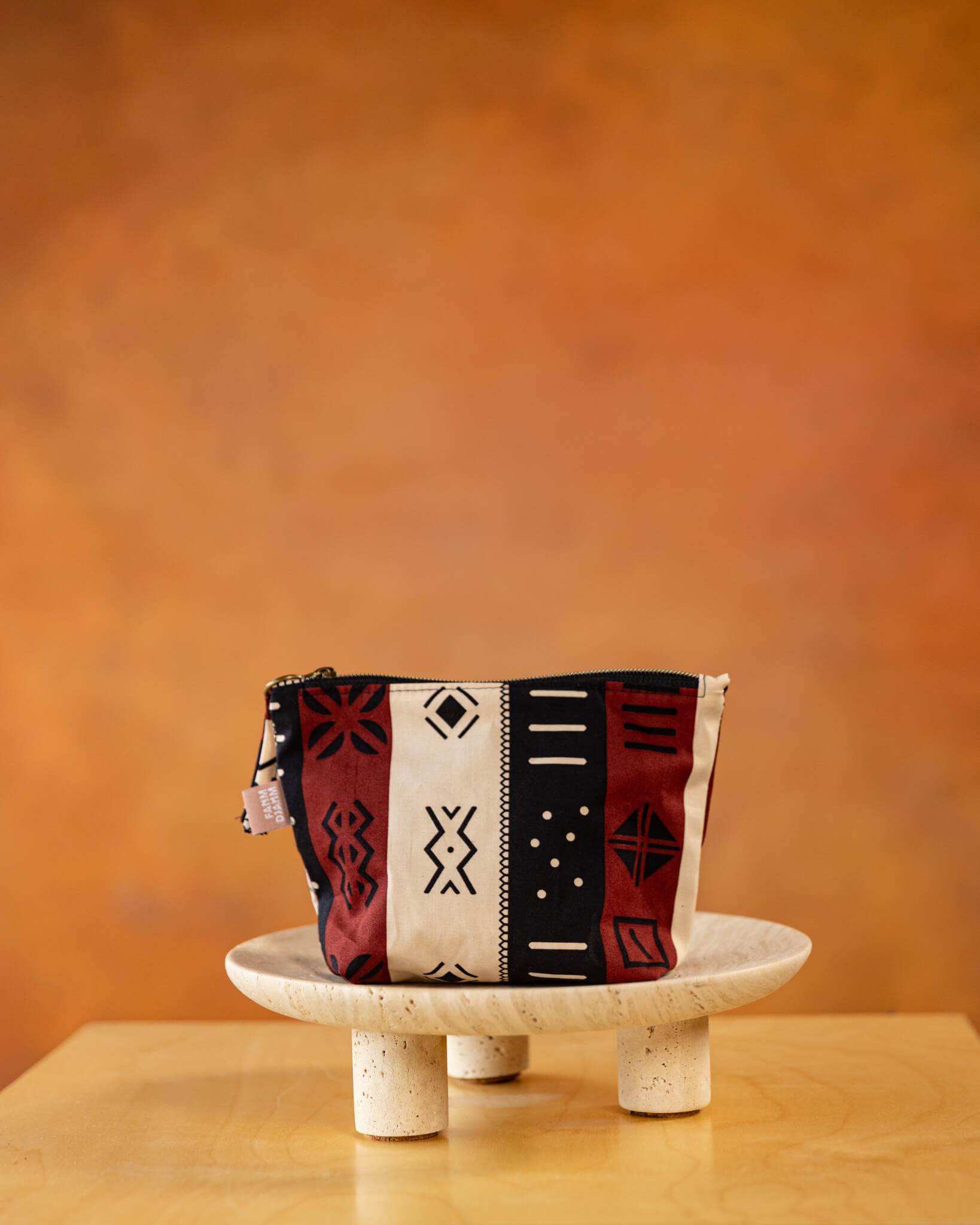 Ewe African Print Carry All Pouch