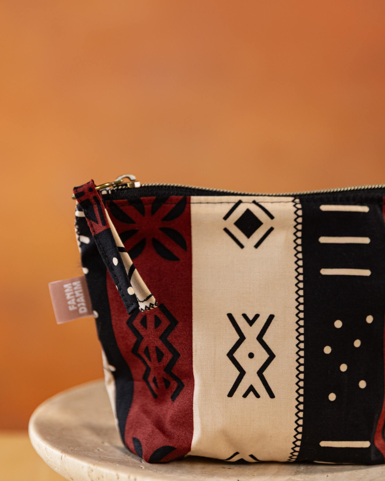 Ewe African Print Carry All Pouch