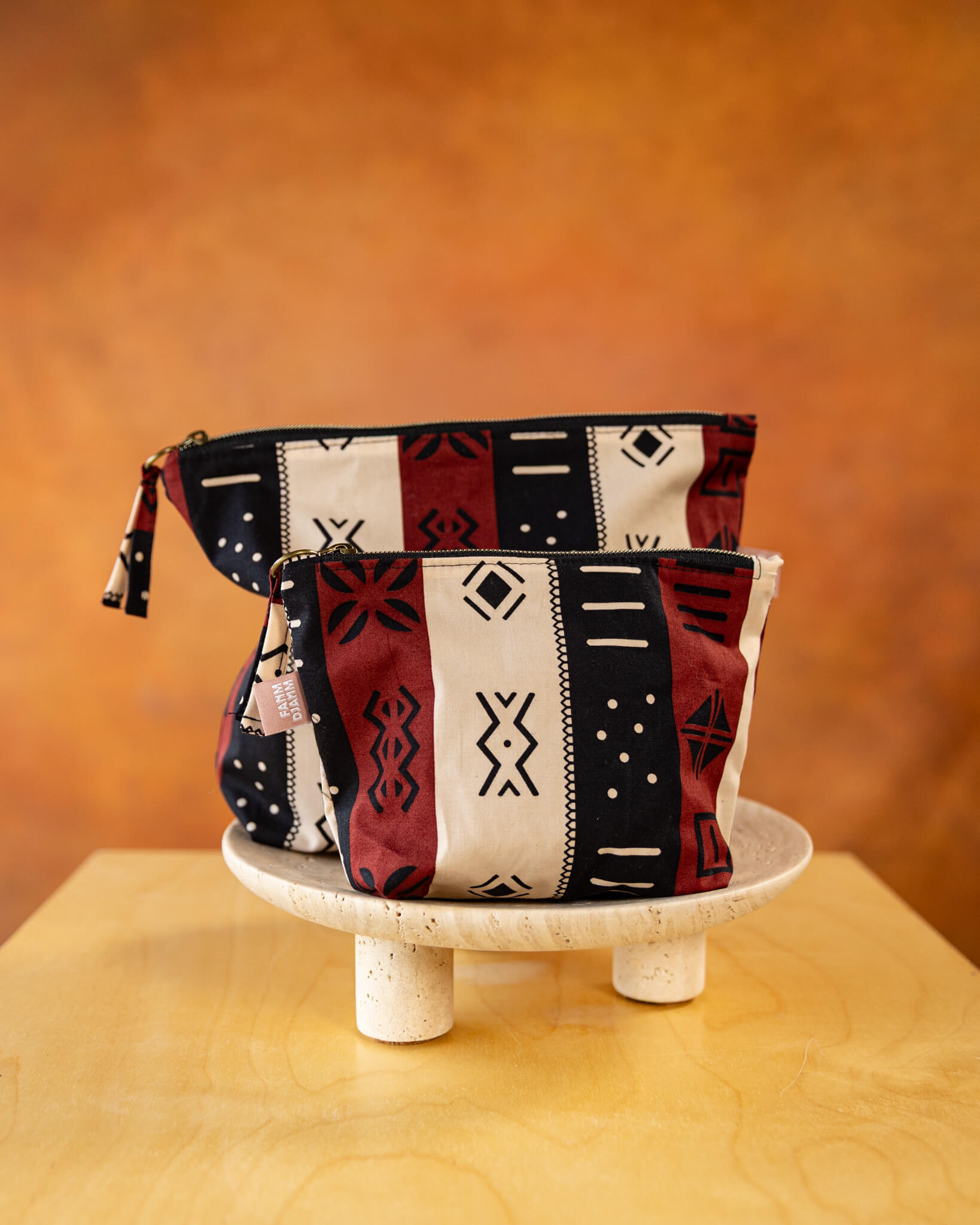 Ewe African Print Carry All Pouch
