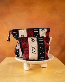 Ewe African Print Carry All Pouch