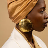 Chaka Round Earrings