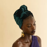 Emerald Green Velvet Headwrap