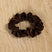 Espresso Brown Satin Skinny Scrunchie
