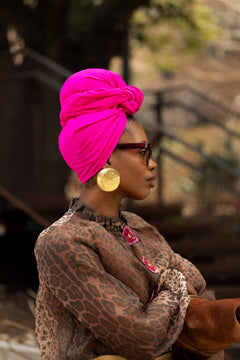 Chaka Round Earrings