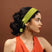 Gardenia Lime Green Silk Satin-lined Tie Headband