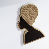 Headwrap Lady Enamel Pin