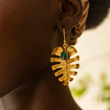 Audry's Jewelry - Monstera Earrings