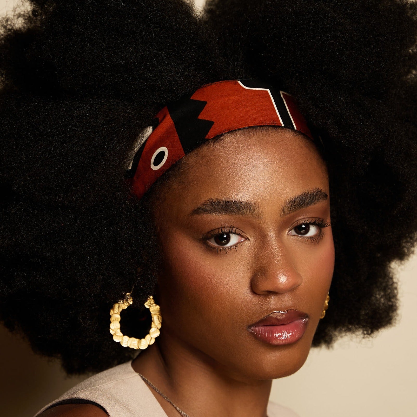 Nala Satin-lined Tie Headband