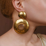 Noemi Earrings - Clear Quartz
