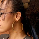 Camo Meil Camouflage & Dark Blue Denim Double-Sided Tie Headband