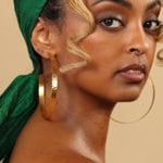 Eden Forest Green Silk WrapTie Pleaded Headband