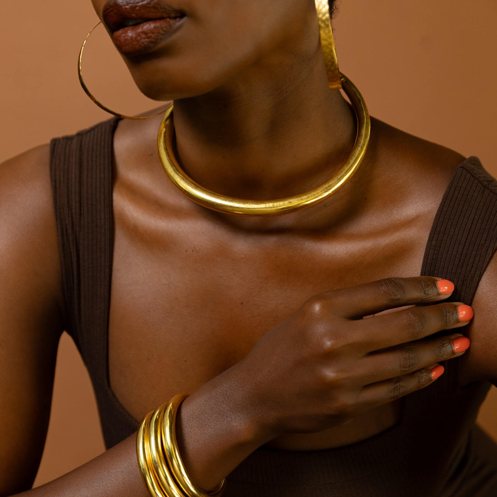 Smokey Quartz Velvet Headwrap