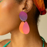 We Dream In Colour - Sunset Pebble Earrings