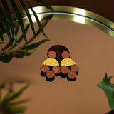 Haiti Design Co. - Wren Leather Earrings Final