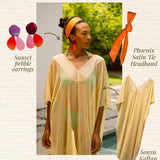 We Dream In Colour - Sunset Pebble Earrings