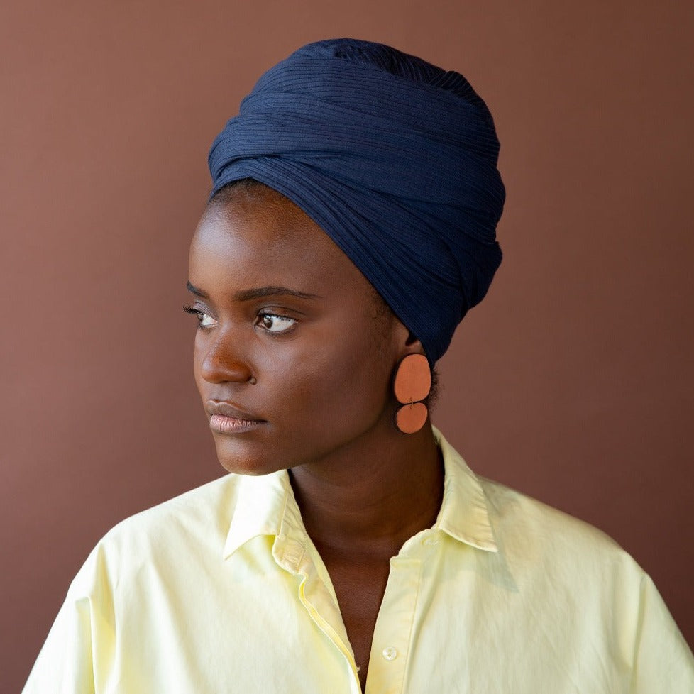 Dye Head Wrap Infused purple/black/grey Dye Head Wrap Infused purple/black/grey