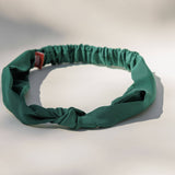 Oz Deep Emerald Green Knotted Headband