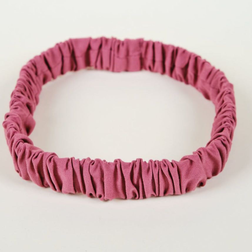 Goiaba Blush Pink Rayon Ruched Headband