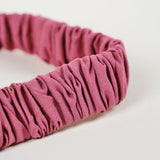 Goiaba Blush Pink Rayon Ruched Headband