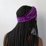 Iolite Violet Purple Velvet Twisted Headband
